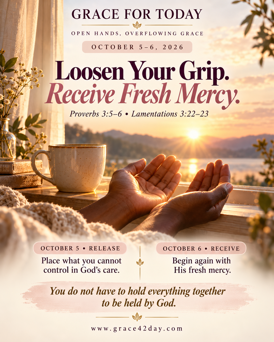 October 5–6 Grace For Today infographic