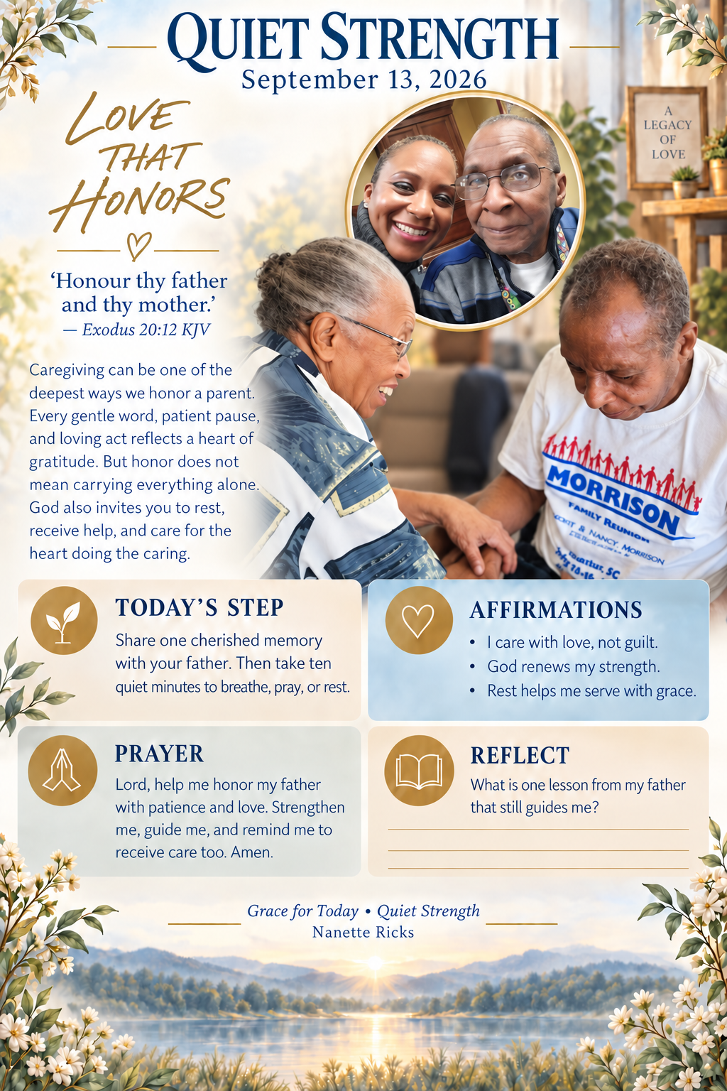 Love That Honors devotional infographic