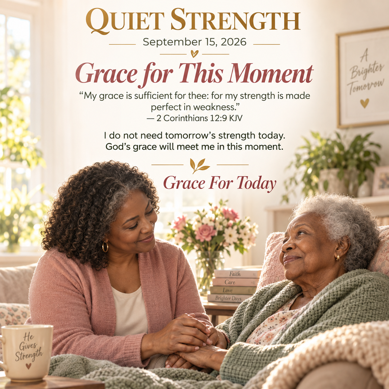 Grace for This Moment devotional infographic